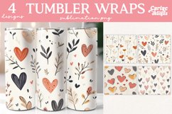 Valentines Tumbler Wrap Sublimation