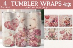 Valentines Tumbler Wrap Sublimation
