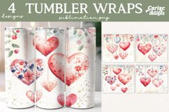 Valentines Tumbler Wrap Sublimation