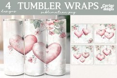 Valentines Tumbler Wrap Sublimation