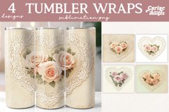 Valentines Tumbler Wrap Sublimation