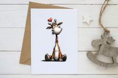 valentines whimsical animals clipart Product Image 2