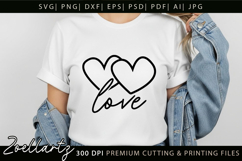 Valentine's Day SVG PNG EPS DXF Love Heart SVG for Cricut Product Image 4