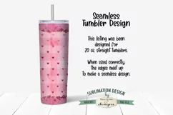 Be My Valentine Truck 20 oz Seamless Tumbler Wrap Design Product Image 2