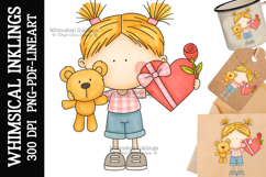 Valentine Velma Sublimation Clipart| DTF Clipart Product Image 1