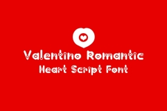 Valentino Romantic Heart Script Font Product Image 1