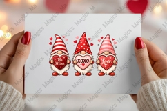 Valentinstag Gnom Trio PNG, Liebesherzen Product Image 2