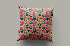 Valentine Loveheart Seamless Digital Paper, 36 PNG Product Image 9