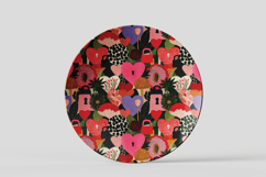 Valentine Loveheart Seamless Digital Paper, 36 PNG Product Image 10