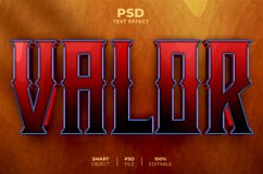 Valor 3D editable text effect Product Image 1