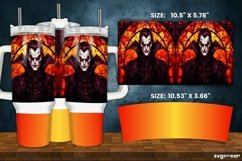 Halloween Monsters Tumbler Wrap Bundle | 40 Oz | Sublimation Product Image 13