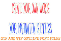 Vampire Blood Lettering Font Horror Halloween ABC OTF Type Product Image 3