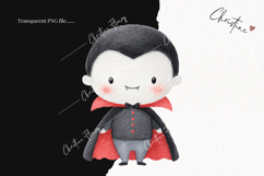 Cute Halloween Vampire Clipart | Halloween PNG Product Image 2