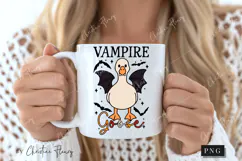 Vampire Goose Halloween PNG | Spooky Season Png Product Image 2