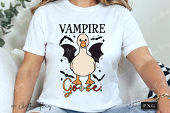Vampire Goose Halloween PNG | Spooky Season Png Product Image 3