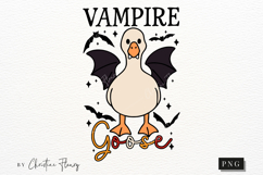 Vampire Goose Halloween PNG | Spooky Season Png Product Image 4