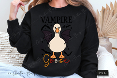 Vampire Goose Halloween PNG | Spooky Season Png Product Image 6