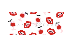 vampire lips halloween coffee mug sublimation wrap glass mug wrap svg presized for 11oz and 15oz glass mug are sublimation files