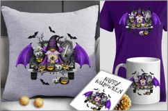 Happy Halloween Truck clipart|African American gnome png Product Image 4