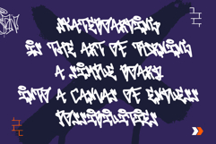 Vandal Revolt | Monoline Graffiti Tags Webfont for Urban sty Product Image 2