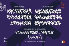 Vandal Revolt | Monoline Graffiti Tags Webfont for Urban sty Product Image 6