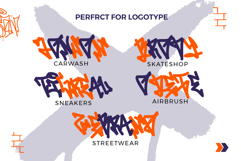 Vandal Revolt | Monoline Graffiti Tags Webfont for Urban sty Product Image 7