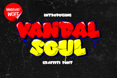 Vandal Soul | Break Alphabet Graffiti Webfont for Urban Idea Product Image 1