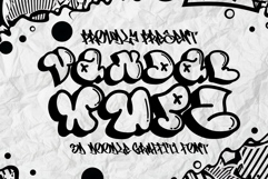 Vandal Wupz - Doodle Graffiti Font Product Image 1