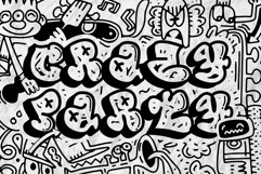 Vandal Wupz | 3D Doodle Graffiti Throw-Up Webfont Product Image 2