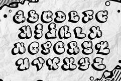 Vandal Wupz | 3D Doodle Graffiti Throw-Up Webfont Product Image 7