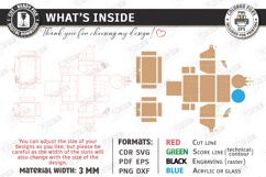 Mini Vanity Organizer with Mirror Laser Cut | Floral Design Product Image 2