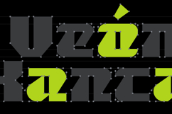 Vanker - Modern Futuristic Scifi Game Font Product Image 6