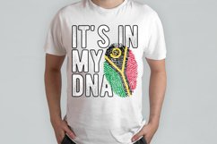 It's in my DNA Vanuatu Flag Fingerprint PNG Sublimation Product Image 2