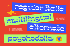 Vaoras - Psychedelic Display Font Product Image 5