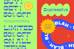 Vaoras - Psychedelic Display Font Product Image 7