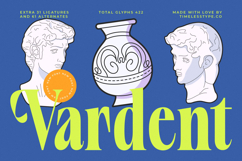 Vardent - Modern Serif Font Product Image 1