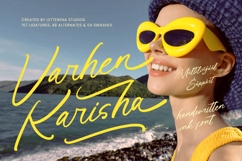 Varhen Karisha - Handwritten Ink Font Product Image 1