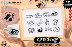 Various Brunch Meal Clipart Set Product Image 1