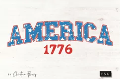 Retro America 1776 PNG | Patriotic PNG Product Image 4