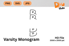 Varsity Monogram Product Image 1