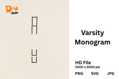 Varsity Monogram Product Image 1