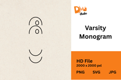 Varsity Monogram Product Image 1