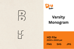 Varsity Monogram Product Image 1