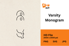 Varsity Monogram Product Image 1