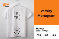 Varsity Monogram Product Image 1