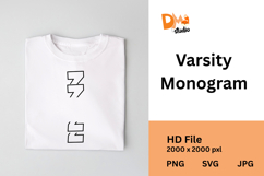 Varsity Monogram Product Image 1