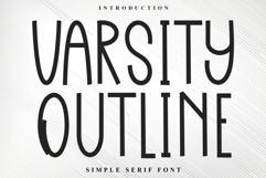 Varsity Outline Product Image 1