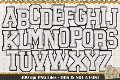 Blank Alphabet Letters - Doodle Alphabet Bundles - 4 Sets Product Image 8