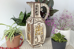 Jug Fairy House - SVG Laser Cut File with Instructions Product Image 7