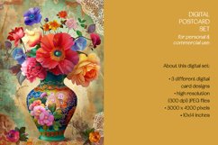 Flowers Of The Dutch Masters Postcard &amp; Art - 3 JPEG Files Product Image 2